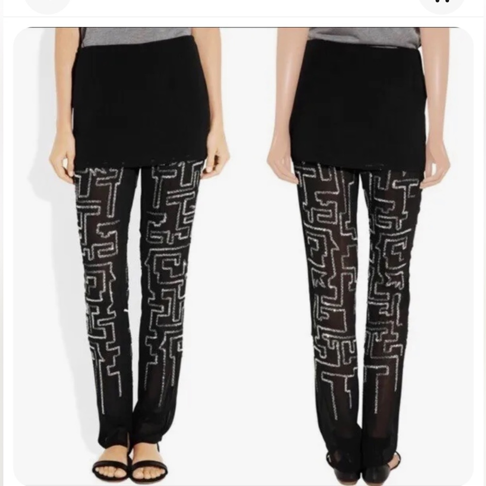 3.1 Philip Lim Maze Sequin Trousers